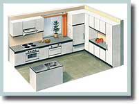 Architektur Illustrationen Küche 1